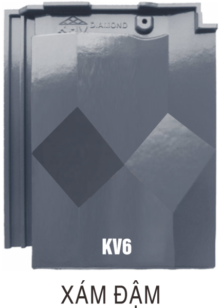 Ngói lợp KHV Diamond KV6 - Ngói Lợp Khải Hoàn Việt - Công Ty TNHH Đầu Tư Khải Hoàn Việt